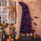 7Ft Pre-lit Bendable Artificial Christmas Tree Bent Top with 400 LED Lights